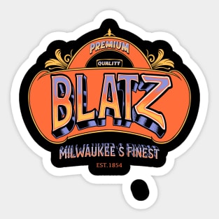 Blatz Logo Sticker